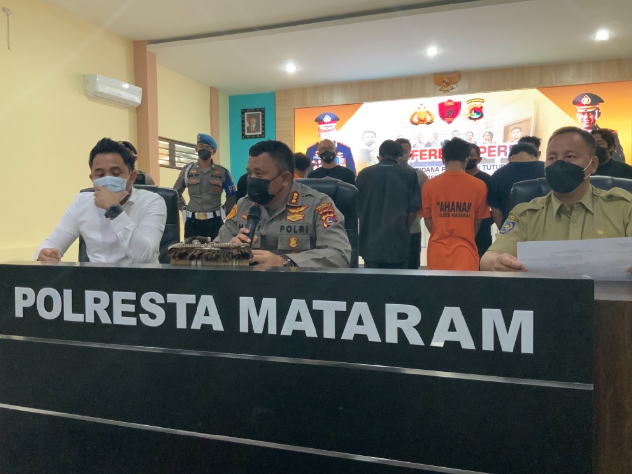 Pencuri Besi Penutup Drainase Dinas Perkim Kota Mataram Berhasil Ditangkap