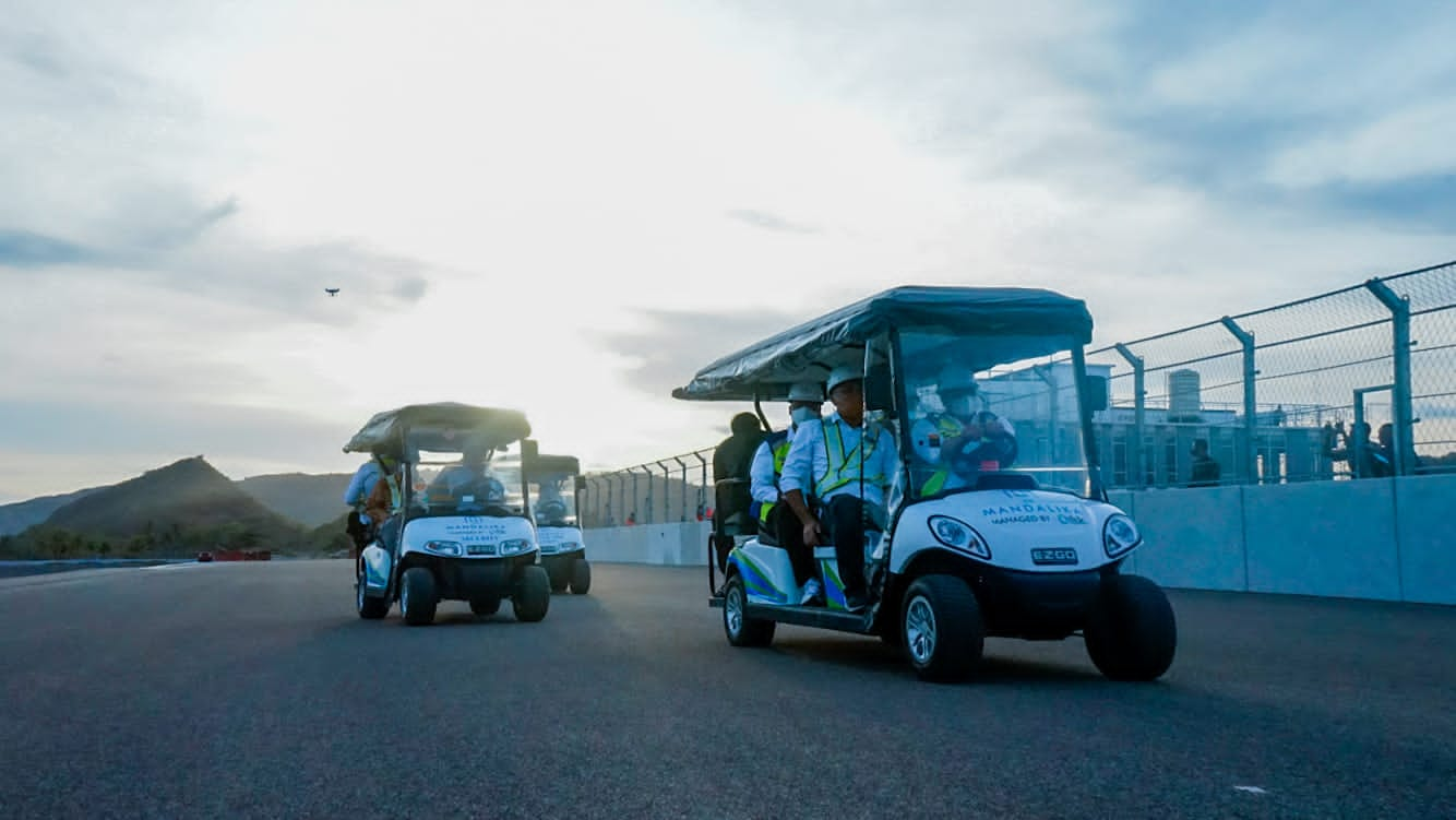 Test Drive Bareng Gubernur Zul, Menko Airlangga: Mandalika Sangat Indah