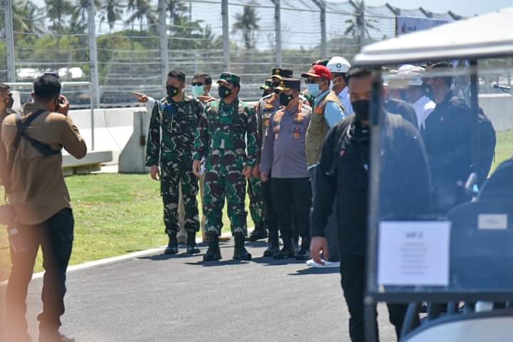 Kapolri dan Panglima TNI Tinjau Kesiapan Sirkuit Mandalika