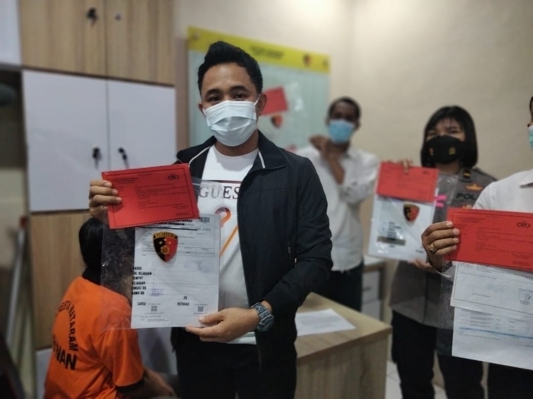 Palsukan Hasil Tes PCR, Karyawati Rumah Sakit Unram Ditangkap Polisi