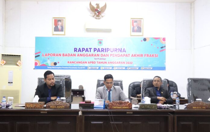 DPRD Lombok Utara Setujui Raperda APBD 2022