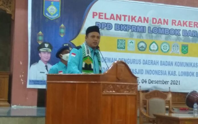 Resmi Dilantik, BKPRMI Lombok Barat Sindir Pemda dan KNPI