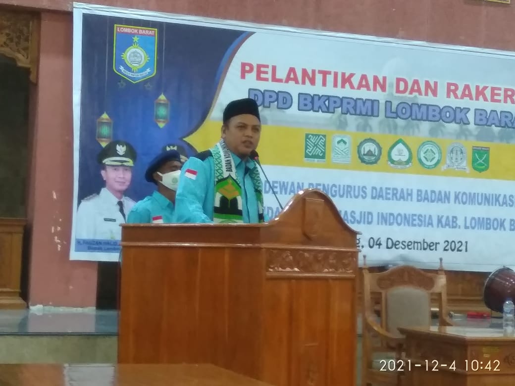 Resmi Dilantik, BKPRMI Lombok Barat Sindir Pemda dan KNPI