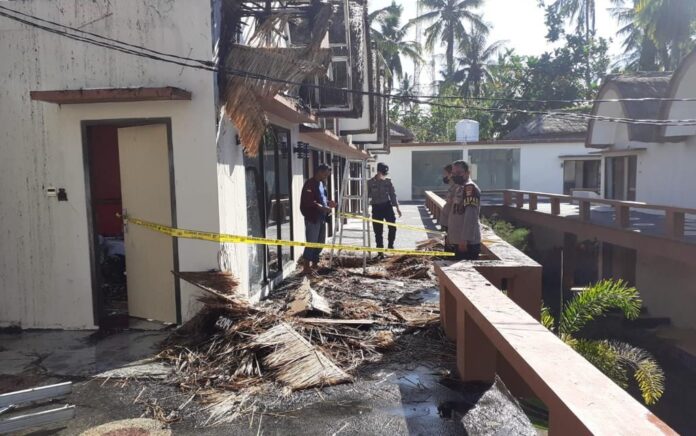 Korsleting Listrik, Hotel Melati di Kuta Lombok Hangus Terbakar