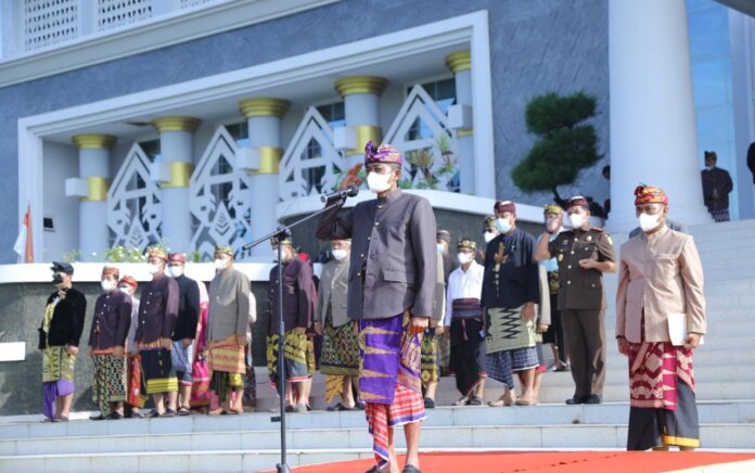 Rayakan HUT NTB Ke-63, Pemda Lombok Tengah Gelar Apel Bersama