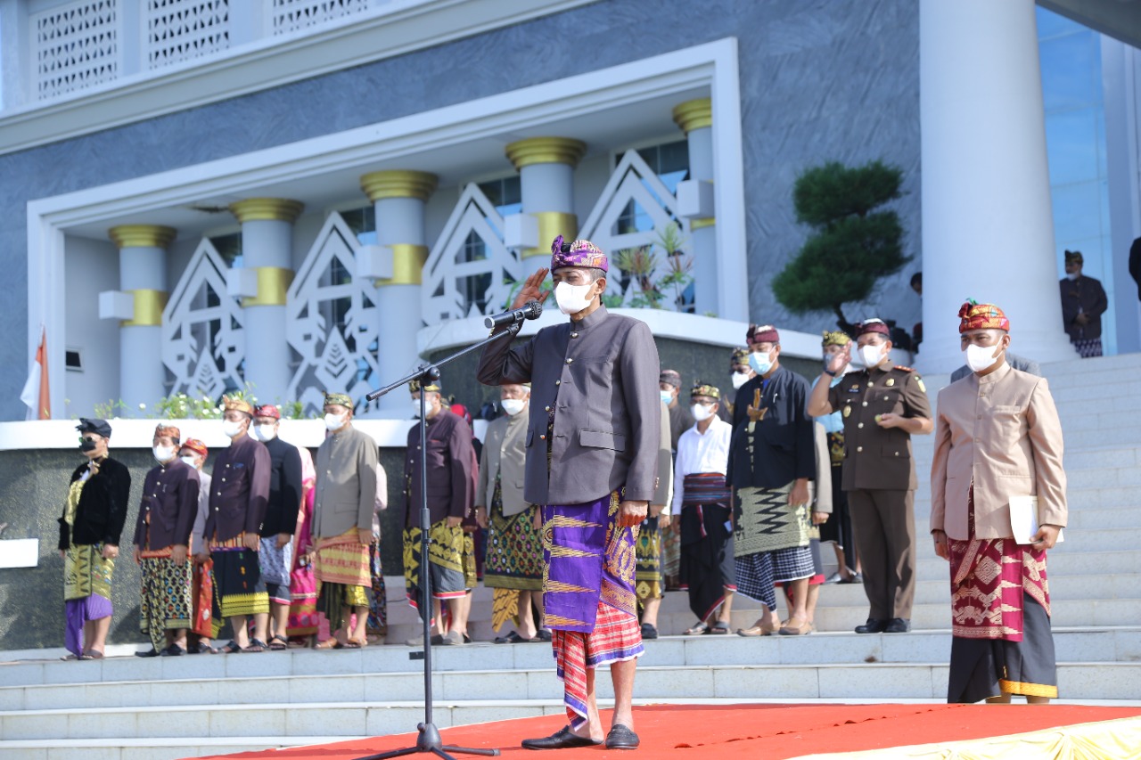 Rayakan HUT NTB Ke-63, Pemda Lombok Tengah Gelar Apel Bersama