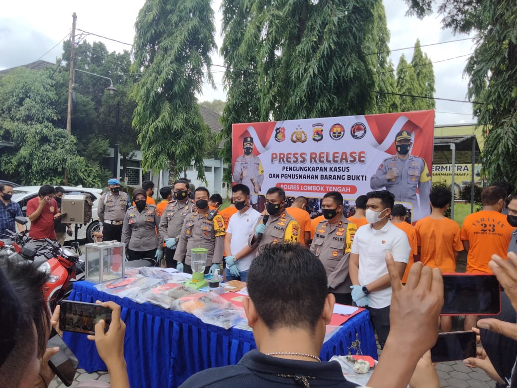 Kapolres Lombok Tengah: Angka Kejahatan Menurun, Kamtibmas Berjalan Baik