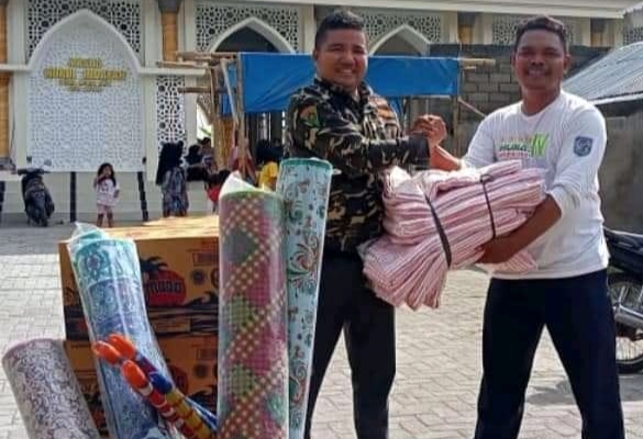 Salurkan Bantuan Untuk Korban Banjir, GP Ansor Lombok Barat; Kebutuhan Pokok Pengungsi Harus Terpenuhi