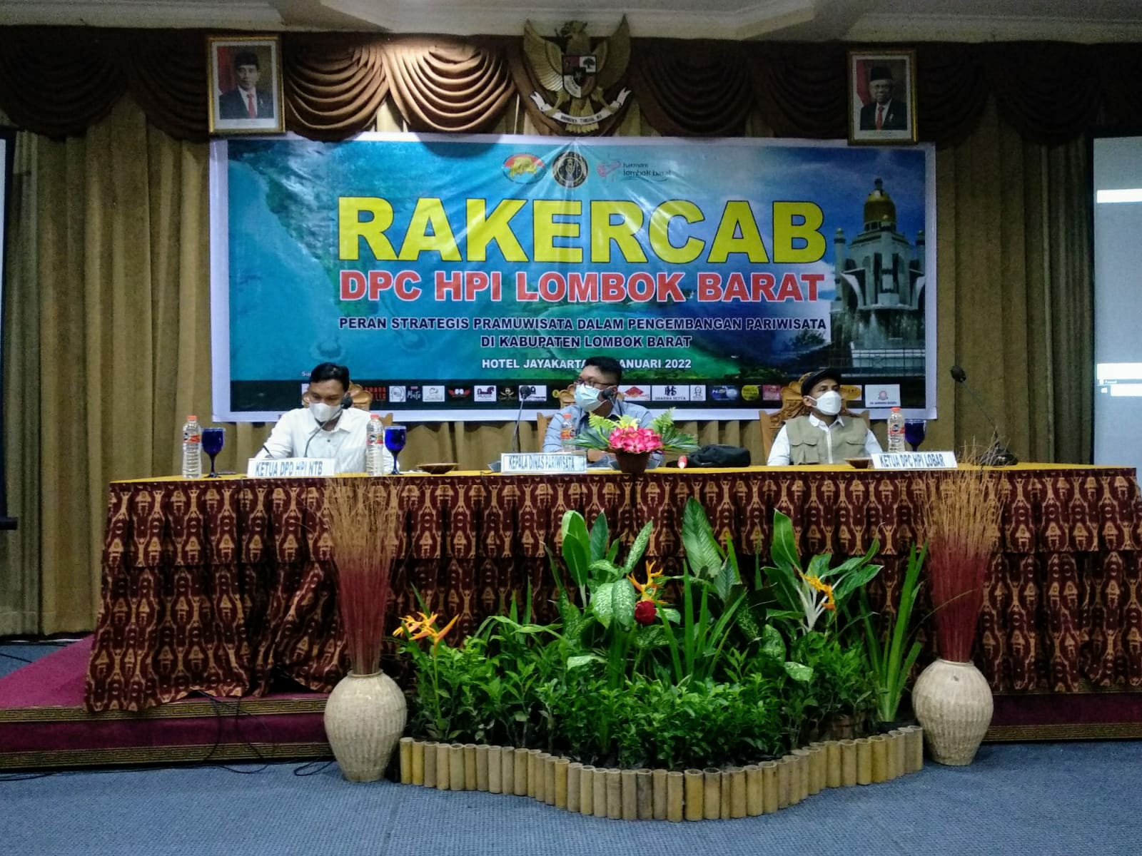 DPC HPI Lobar Siap Bersinergi Kembangkan Pariwisata Lombok Barat