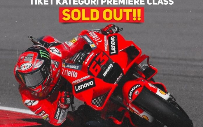 Tiket Premiere Class Rp15 Juta MotoGP Mandalika Habis Terjual