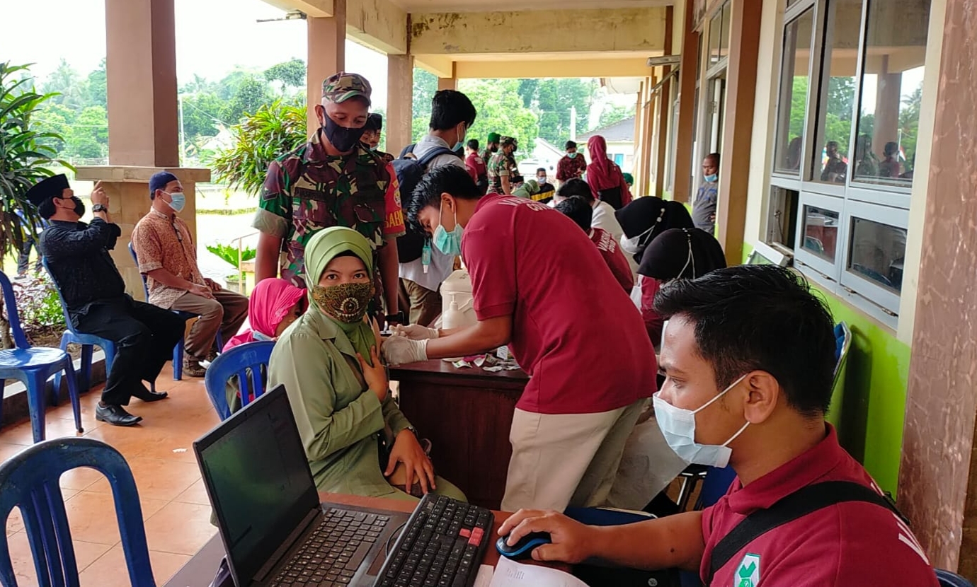 Kodim 1620/Lombok Tengah Kembali Lakukan Serbuan Vaksinasi