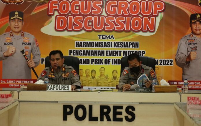 Polres Lombok Tengah Gelar FGD Persiapan Pengamanan MotoGP Mandalika