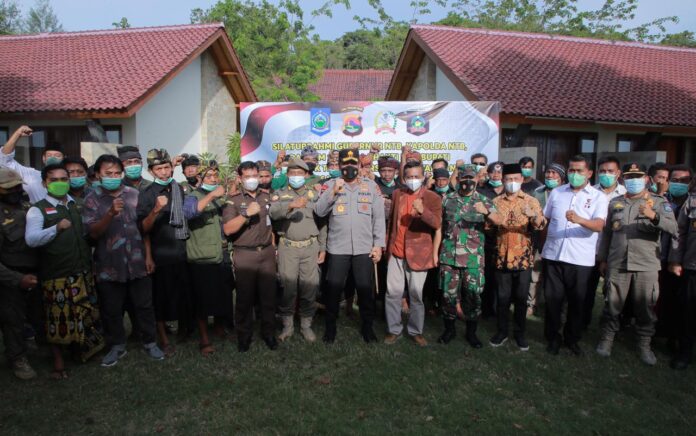 TNI-Polri dan Pam Swakarsa Lombok Tengah Siap Amankan MotoGP Mandalika