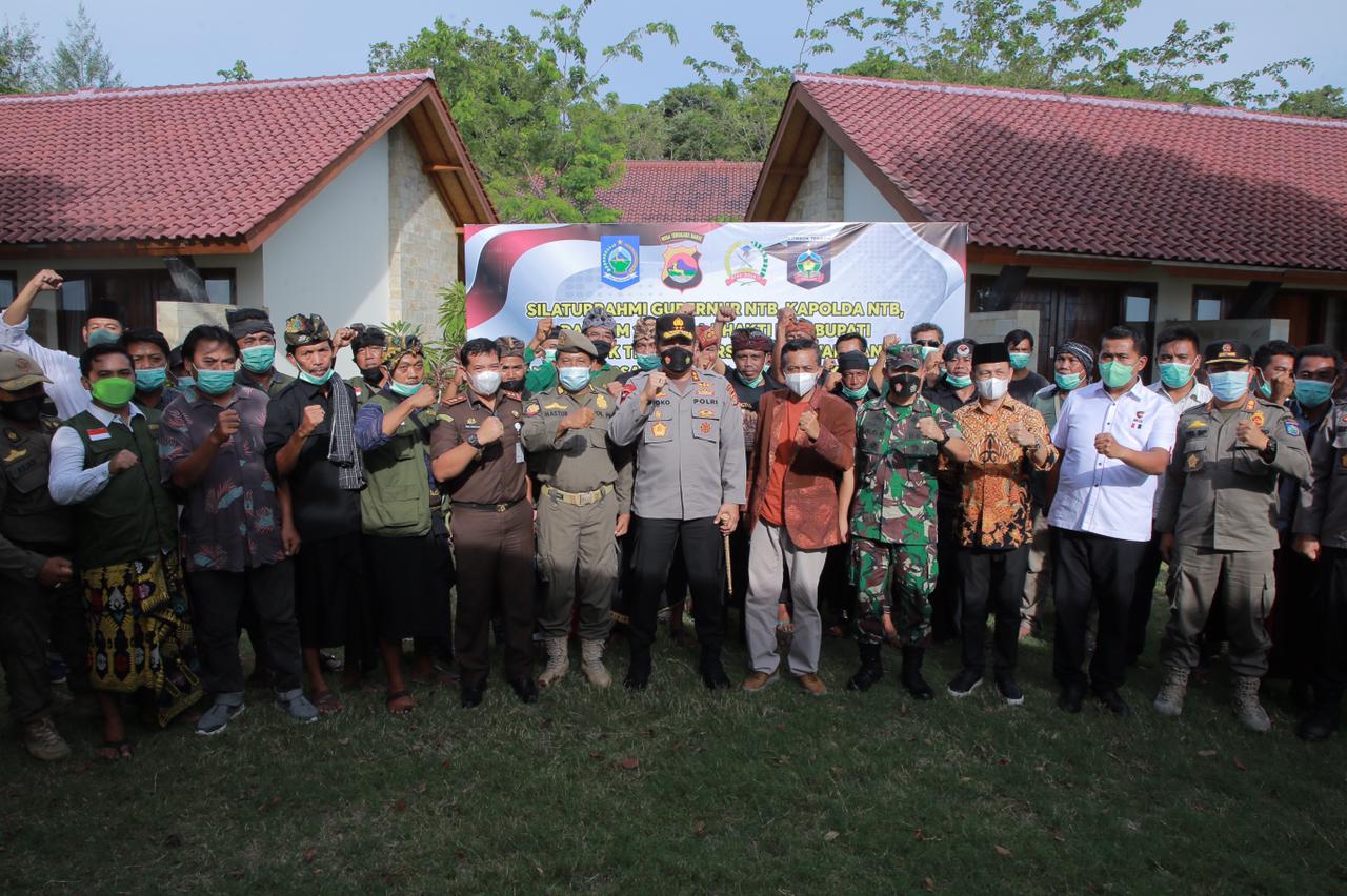TNI-Polri dan Pam Swakarsa Lombok Tengah Siap Amankan MotoGP Mandalika