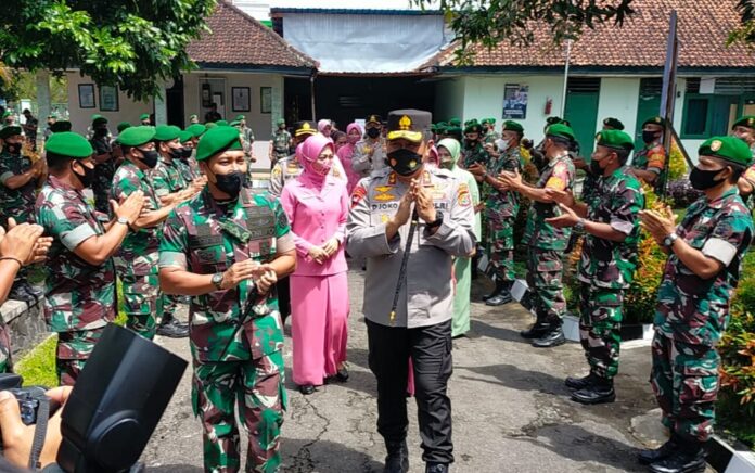 Dandim 1620/Lombok Tengah Sambut Kunjungan Kerja Kapolda NTB