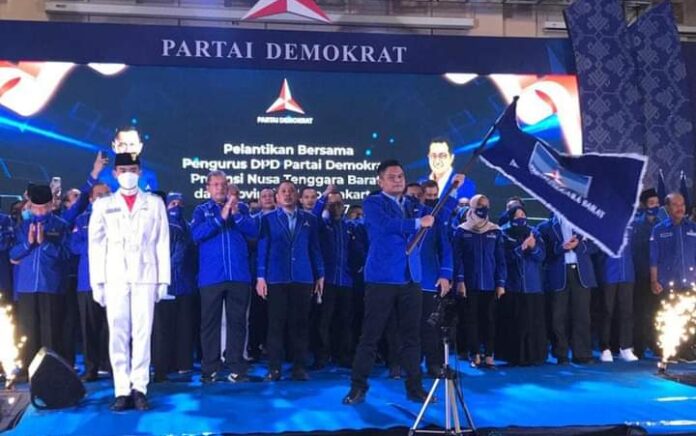 Resmi Dilantik, DPD Demokrat NTB Deklarasikan AHY Presiden 2024