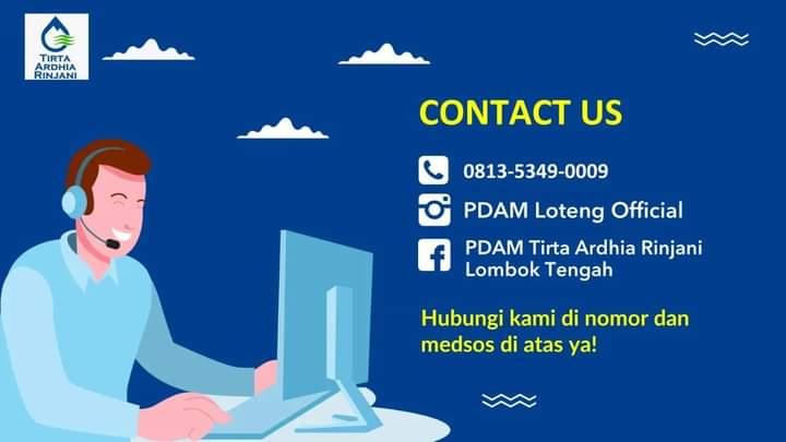 Layanan Konsumen: Call Center PDAM Tirta Ardhia Rinjani Lombok Tengah