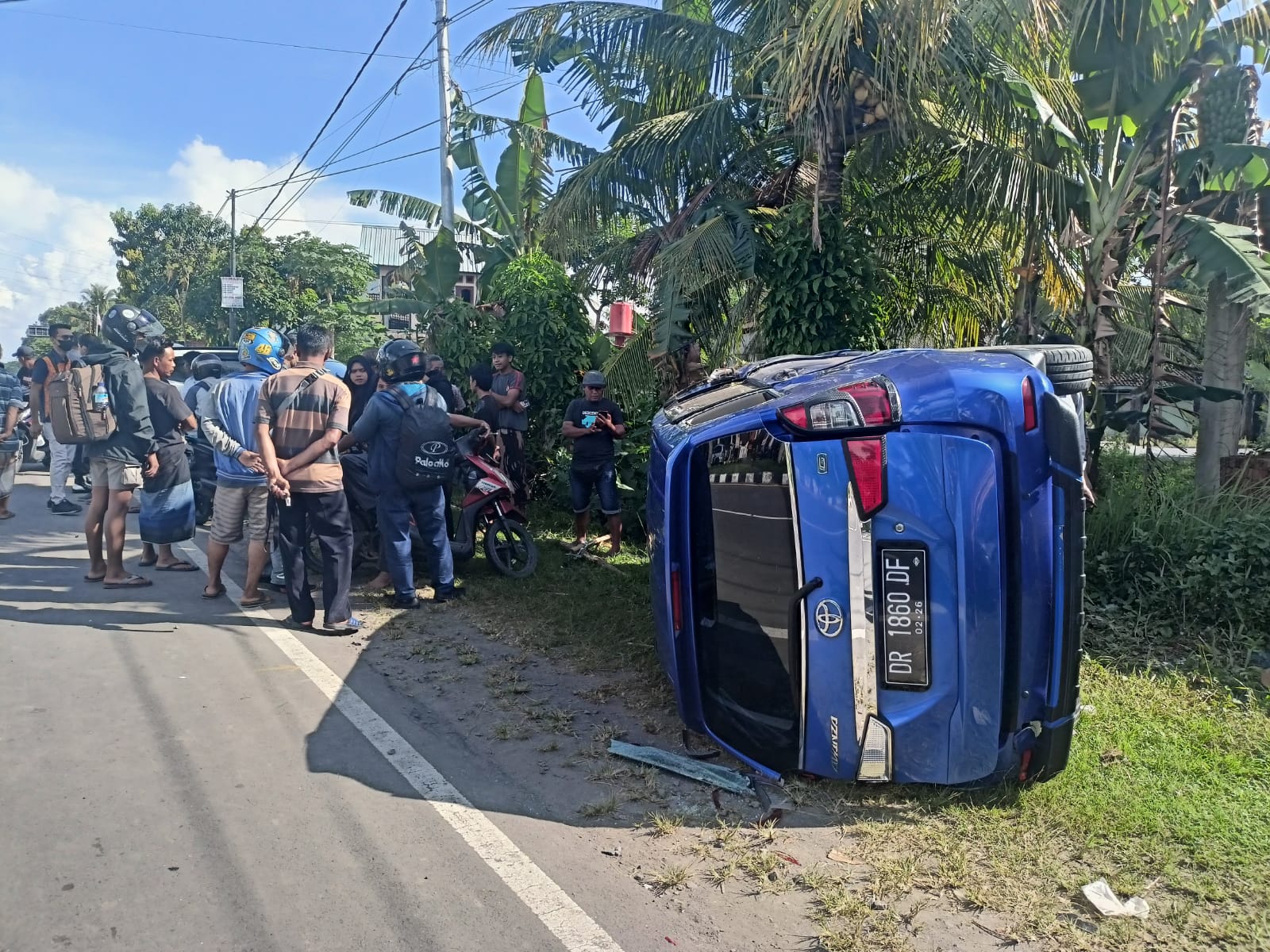 Kecelakaan Lalulintas, Dua Mobil Tabrakan di Bypass Lombok Tengah