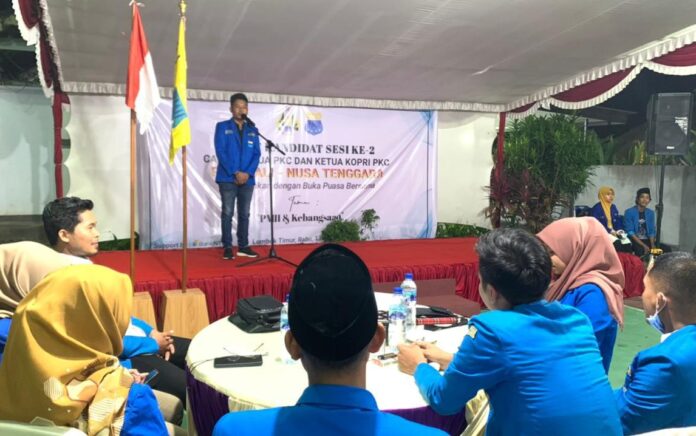 Debat Kandidat Sesi Ke-II, Ketua PKC PMII Bali Nusra Sampaikan: Semua Kader Berhak Jadi Pemimpin