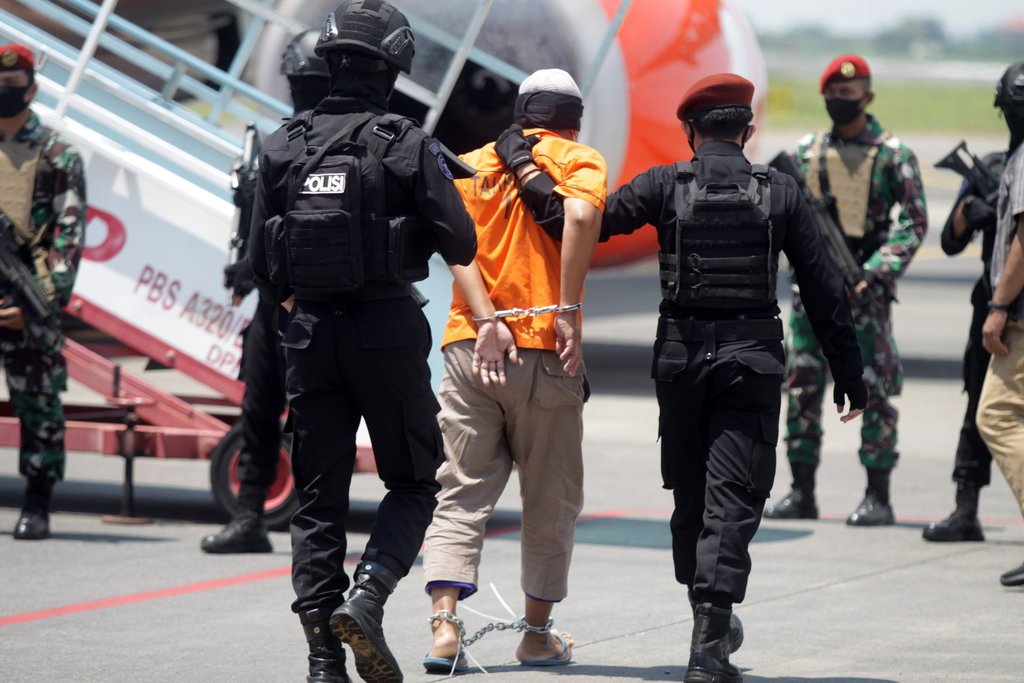Lima Tersangka Teroris Ditangkap di Tangerang Selatan