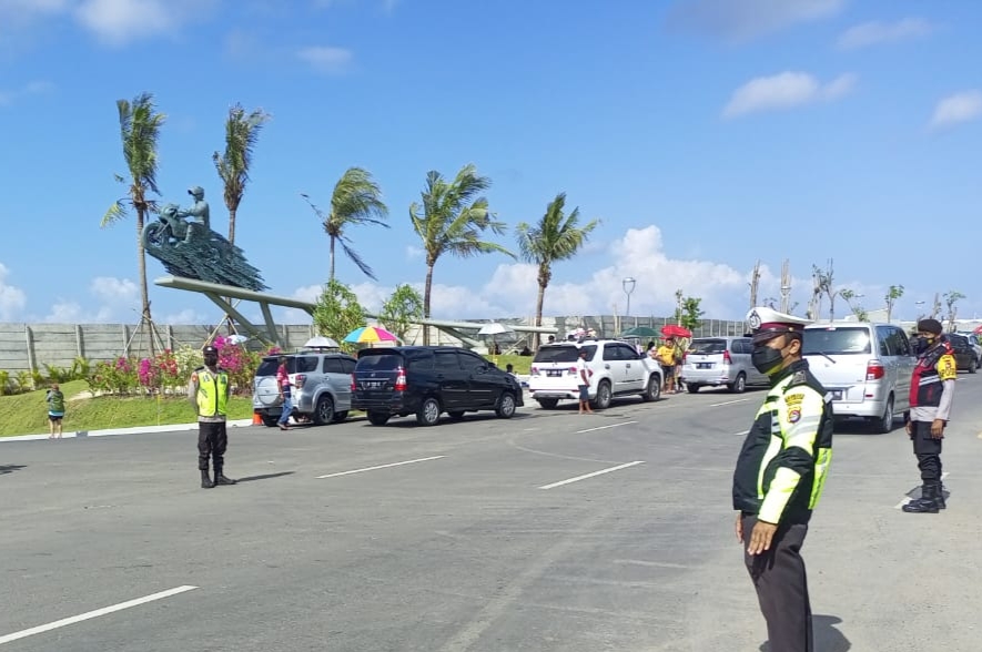 Libur Lebaran, Polres Lombok Tengah Optimalkan Pengamanan Kawasan Wisata