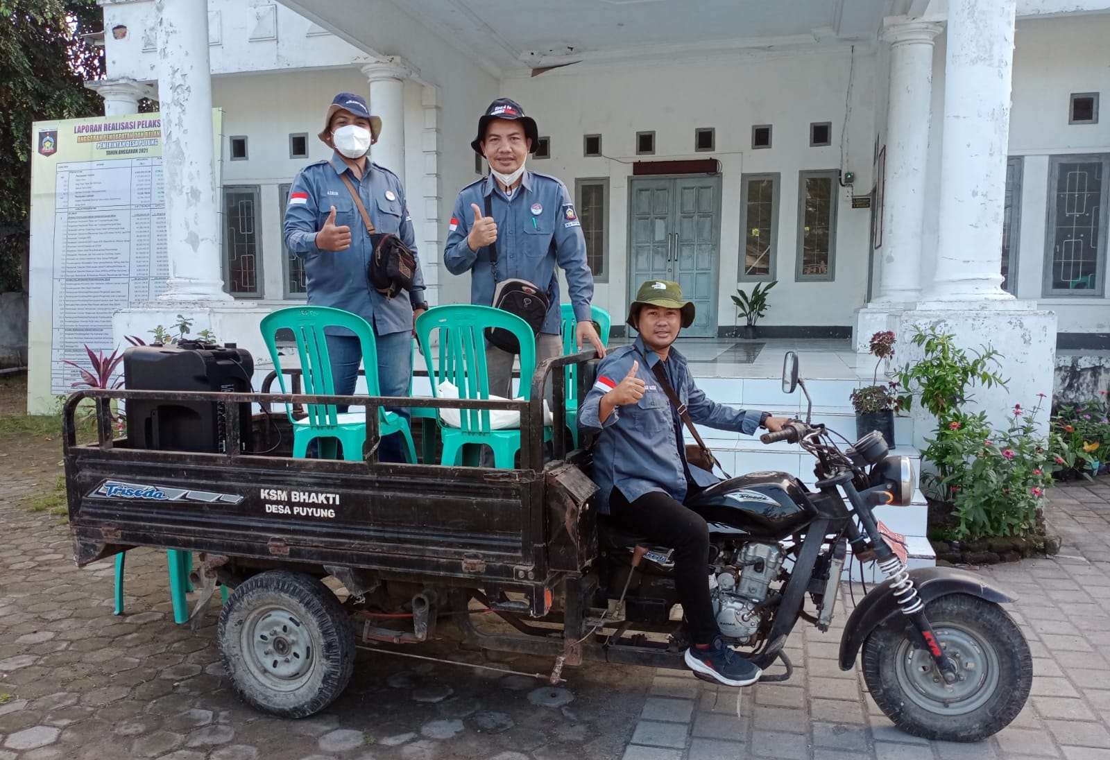 Panitia Seleksi Pilkades Puyung Lakukan Sosialisasi Perbaikan DPS Keliling Kampung