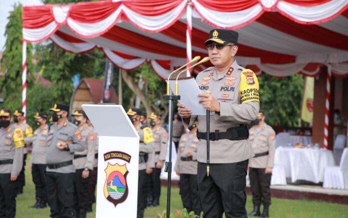 Kapolda NTB Pimpin Sertijab Pejabat Utama Polda NTB