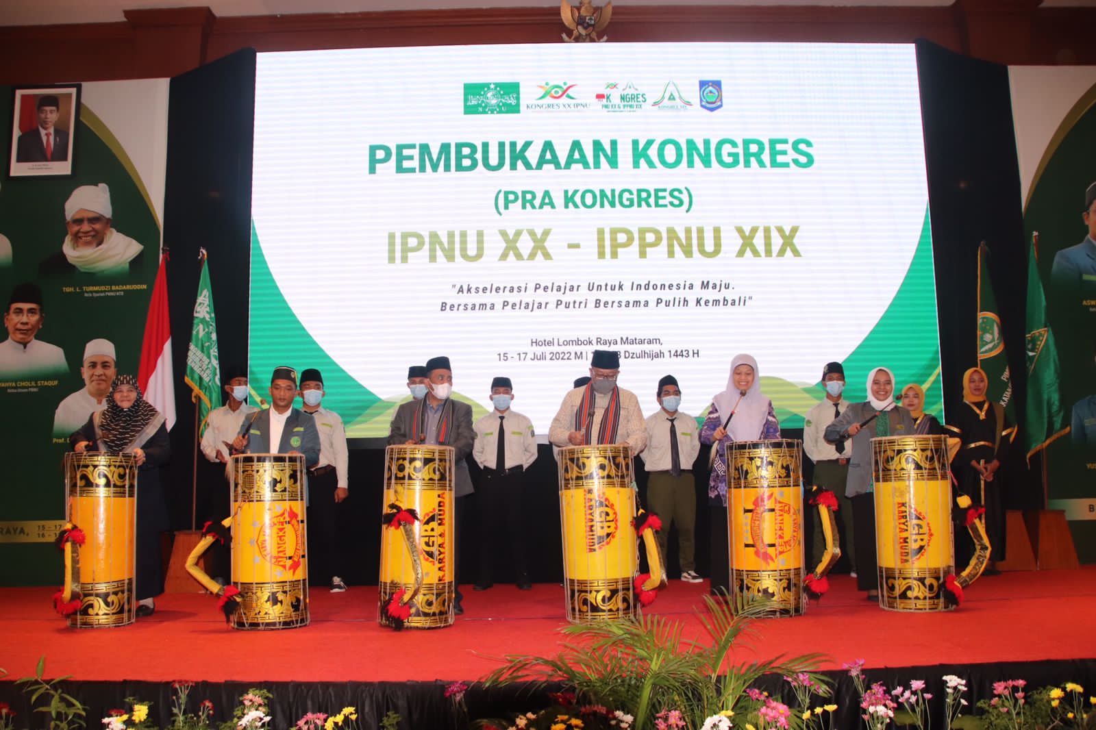 Sekda Provinsi NTB Buka Pra Kongres IPNU XX - IPPNU XIX