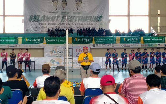 Cari Atlit Berbakat, Turnament Voley Ball Gubernur Cup Antar Pelajar NTB Digelar