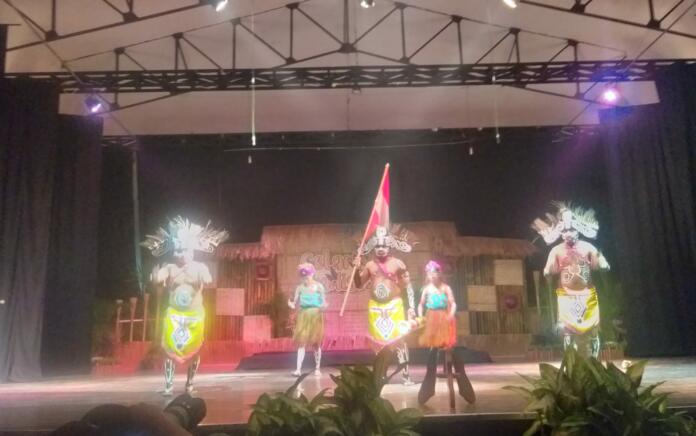 Tarian Mambari Papua Hebohkan Taman Budaya Mataram