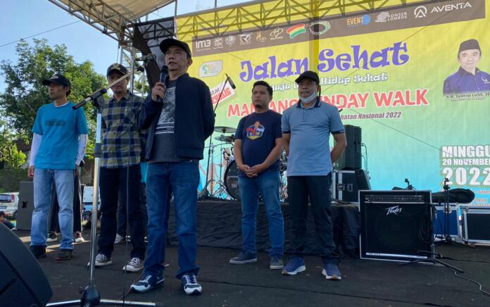 Mantang Sunday Walk Kedatangan Anggota DPR RI dan Cozy Republik Band