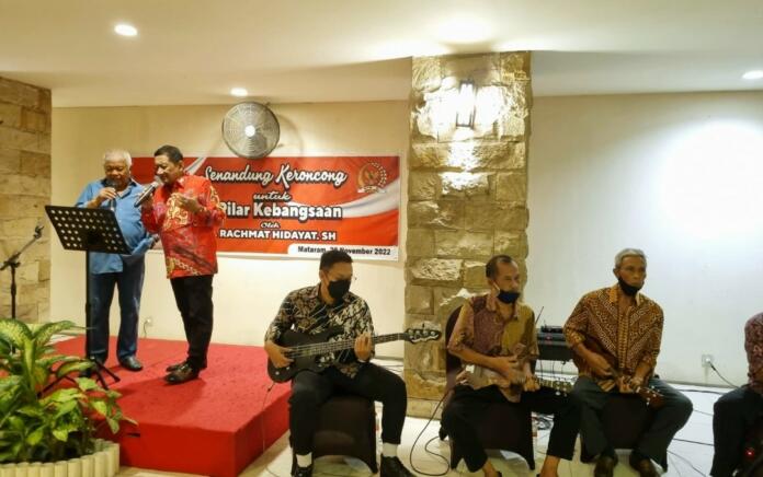 Unik, Rachmat Hidayat Sosialisasikan Empat Pilar Kebangsaan Melalui Musik Keroncong