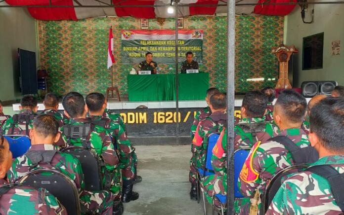 Dandim Lombok Tengah: Binsiap Apwil dan Puanter, Sarana Meningkatkan Kesiapan Prajurit