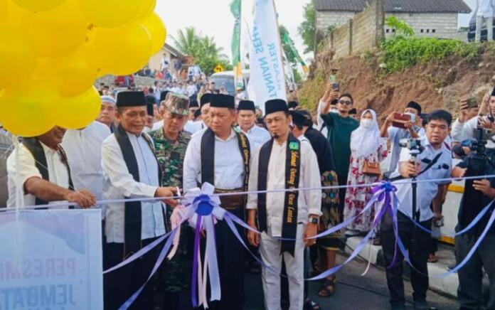 Bupati Pathul Bahri Resmikan Jembatan 459 Lantan