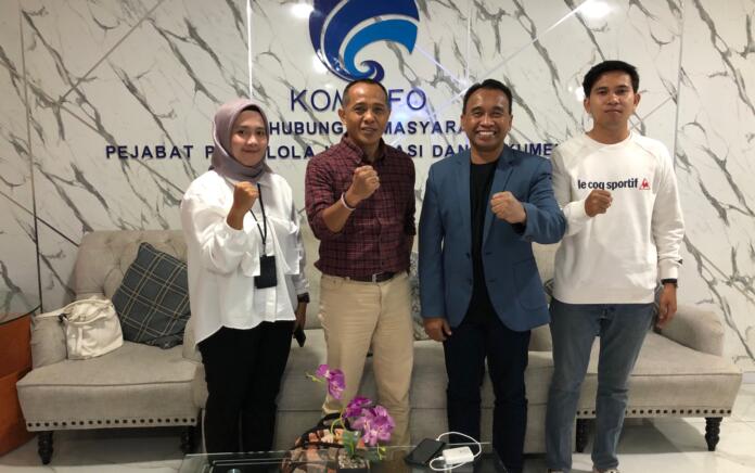 Sukseskan AMH 2023, Kadis Kominfotik NTB Koordinasi dengan Kemkominfo RI