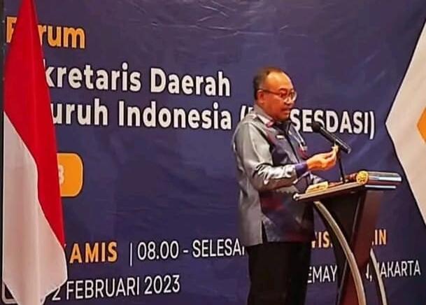 Rakernas FORSESDASI 2023, Sekda NTB: Komitmen Sukseskan Amanat Presiden