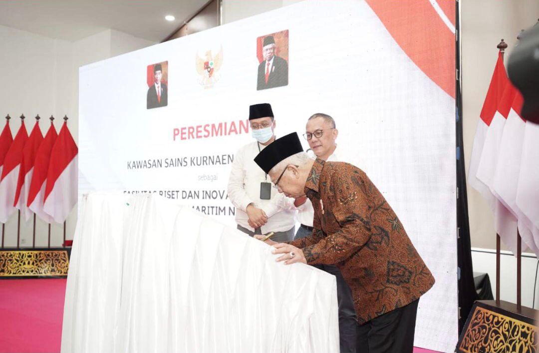 Wapres RI KH. Ma'ruf Amin Resmikan Fasilitas Riset dan Inovasi Produk Halal di Lombok Utara