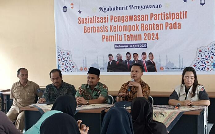 Bawaslu NTB Pastikan Hak Suara Kelompok Rentan Terakomodir