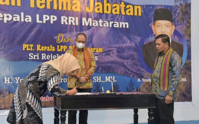 Hadiri Sertijab Kepala RRI Mataram, Wagub NTB: Terus Tingkatkan Kerja Sama