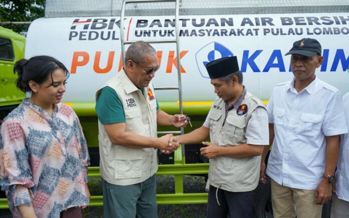 HBK Peduli Serah Terima Tangki Air Bersih Gratis di Lombok Timur dan Lombok Tengah