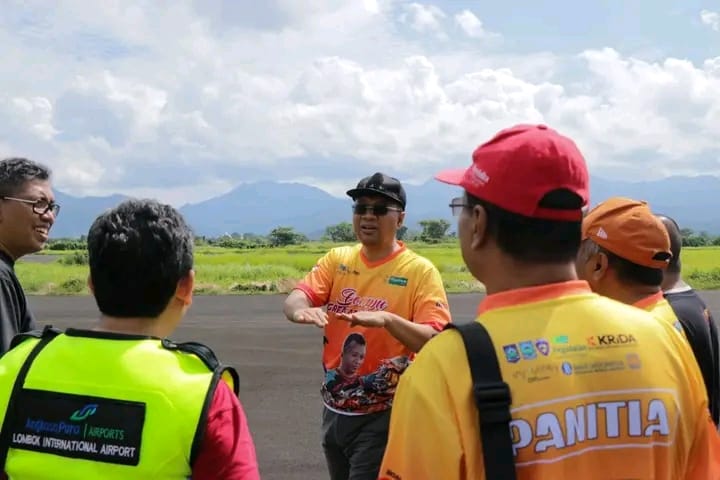 Gubernur NTB Zulkieflimansyah Tinjau Lokasi MXGP Lombok