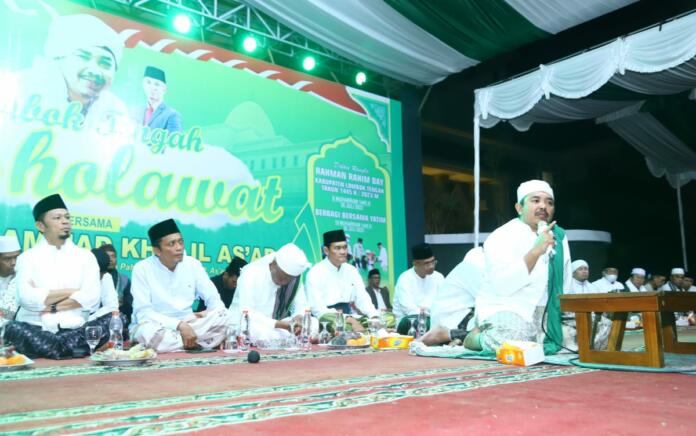 Ribuan Jamaah Banjiri Acara Lombok Tengah Bersalawat