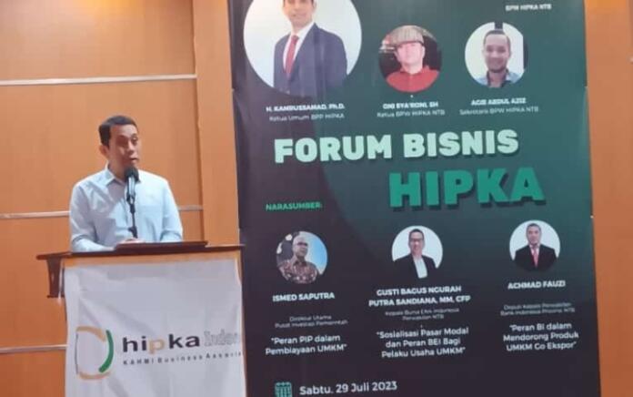 Kamrussamad Hadiri Forum Bisnis BPW HIPKA NTB