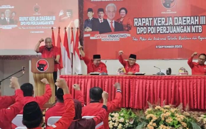 PDIP NTB Minta Kader Jangan "Leha-leha" Jelang Pemilu 2024