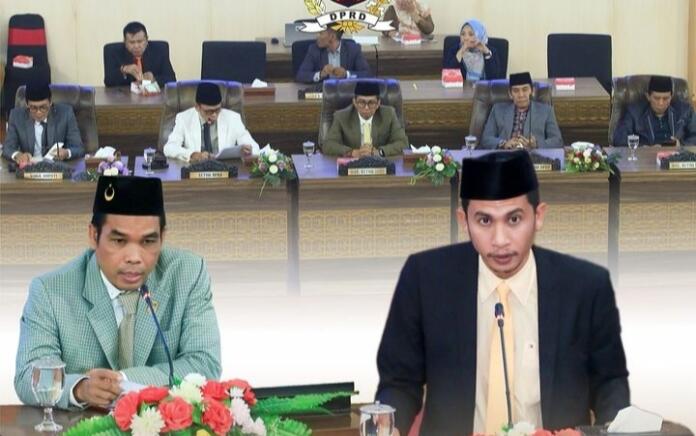 DPRD Lombok Tengah Laporkan Hasil Pembahasan Payung Hukum dan Anggaran APBD 2024