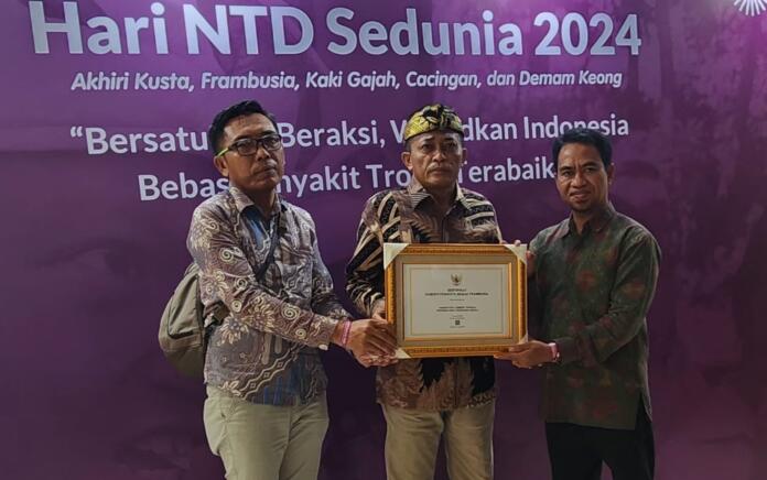 Lombok Tengah Raih Penghargaan Kabupaten Bebas Penyakit Frambusia