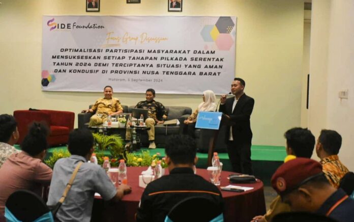 SIDE Foundation Deklarasi Pilkada NTB 2024 Aman dan Kondusif