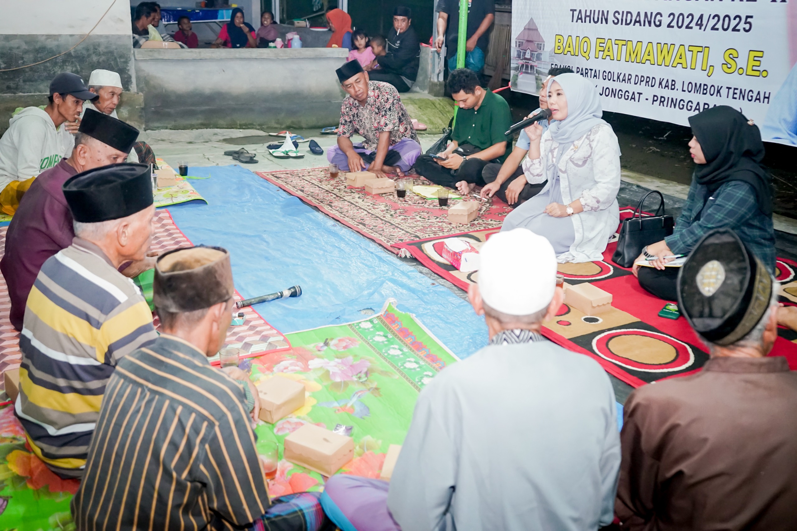 Anggota DPRD Lombok Tengah Bq. Fatmawati Serap Aspirasi Masyarakat Desa Batu Tulis