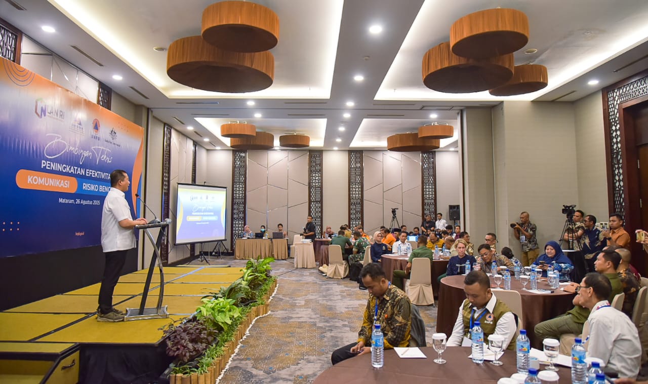 NTB Jadi Pilot Project Nasional, BNPB Gelar Bimtek Komunikasi Risiko Bencana NTB Jadi Pilot Project Nasional, BNPB Gelar Bimtek Komunikasi Risiko Bencana