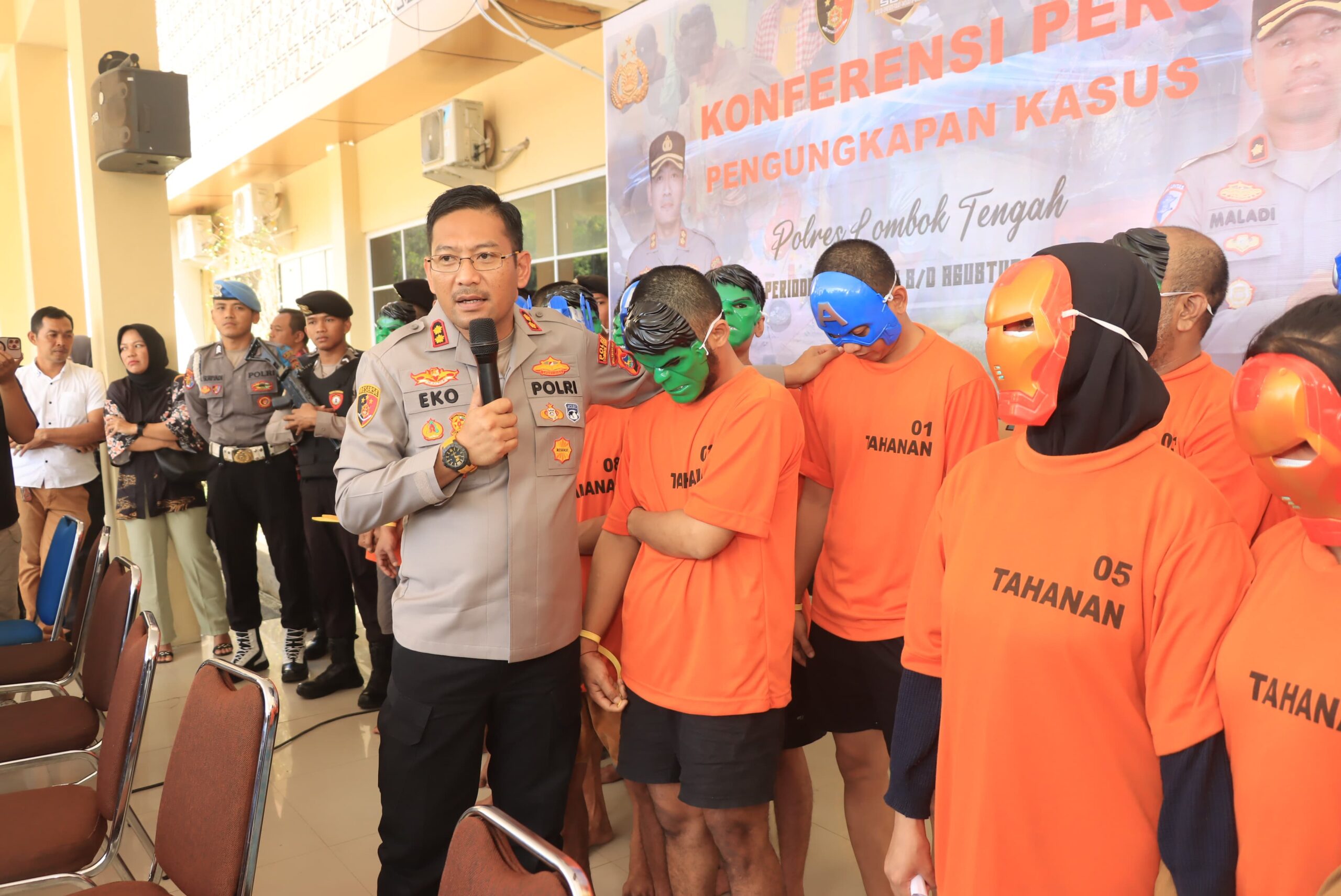 Polres Lombok Tengah Ungkap 44 Kasus Kriminal Selama Dua Bulan Polres Lombok Tengah Ungkap 44 Kasus Kriminal Selama Dua Bulan